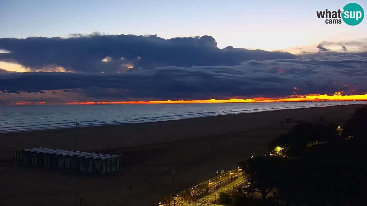 Webcam en vivo playa Bibione – vista desde Ashanti ApartHotel