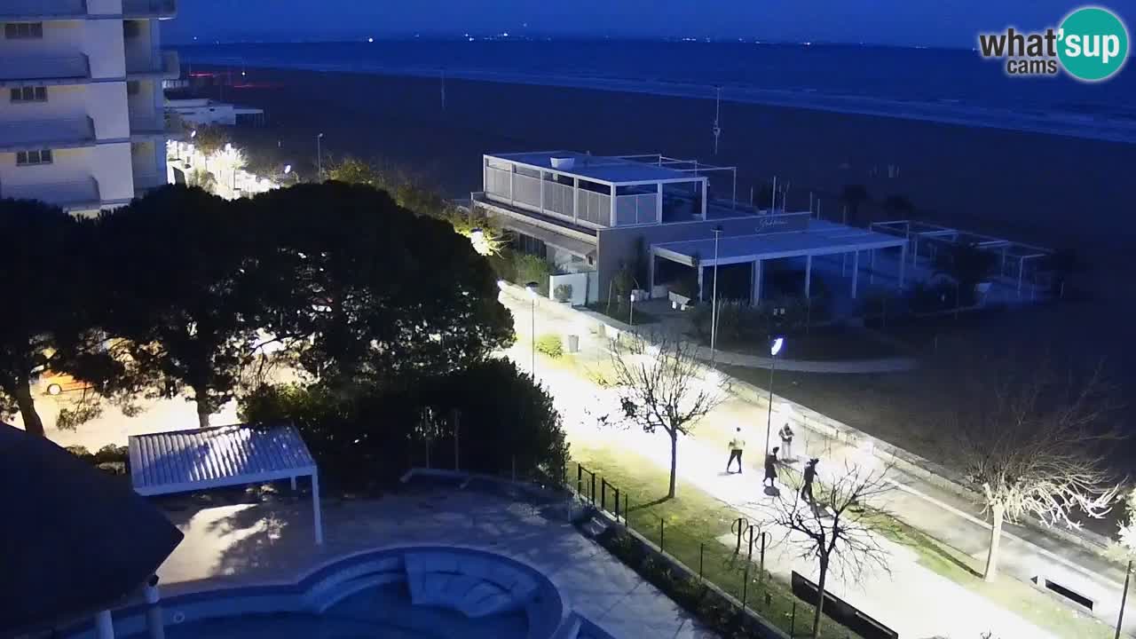 Live Webcam Bibione spiaggia – vista dall’Ashanti ApartHotel