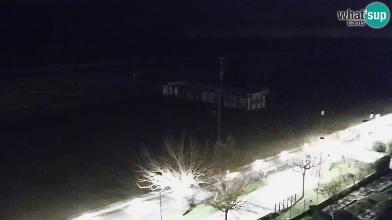 Webcam en vivo playa Bibione – vista desde Ashanti ApartHotel