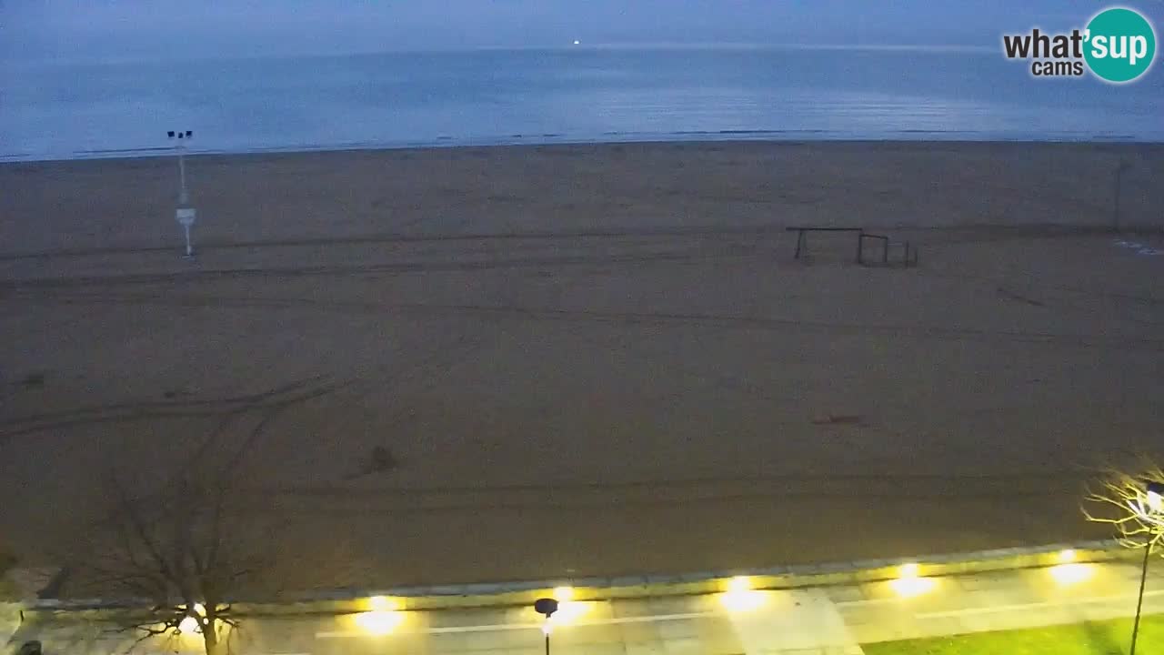 Webcam en vivo playa Bibione – vista desde Ashanti ApartHotel