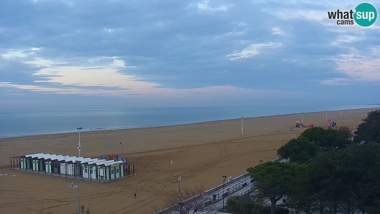 Webcam en vivo playa Bibione – vista desde Ashanti ApartHotel