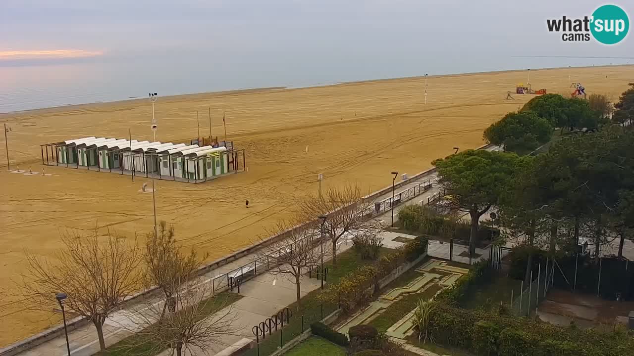 Webcam en vivo playa Bibione – vista desde Ashanti ApartHotel