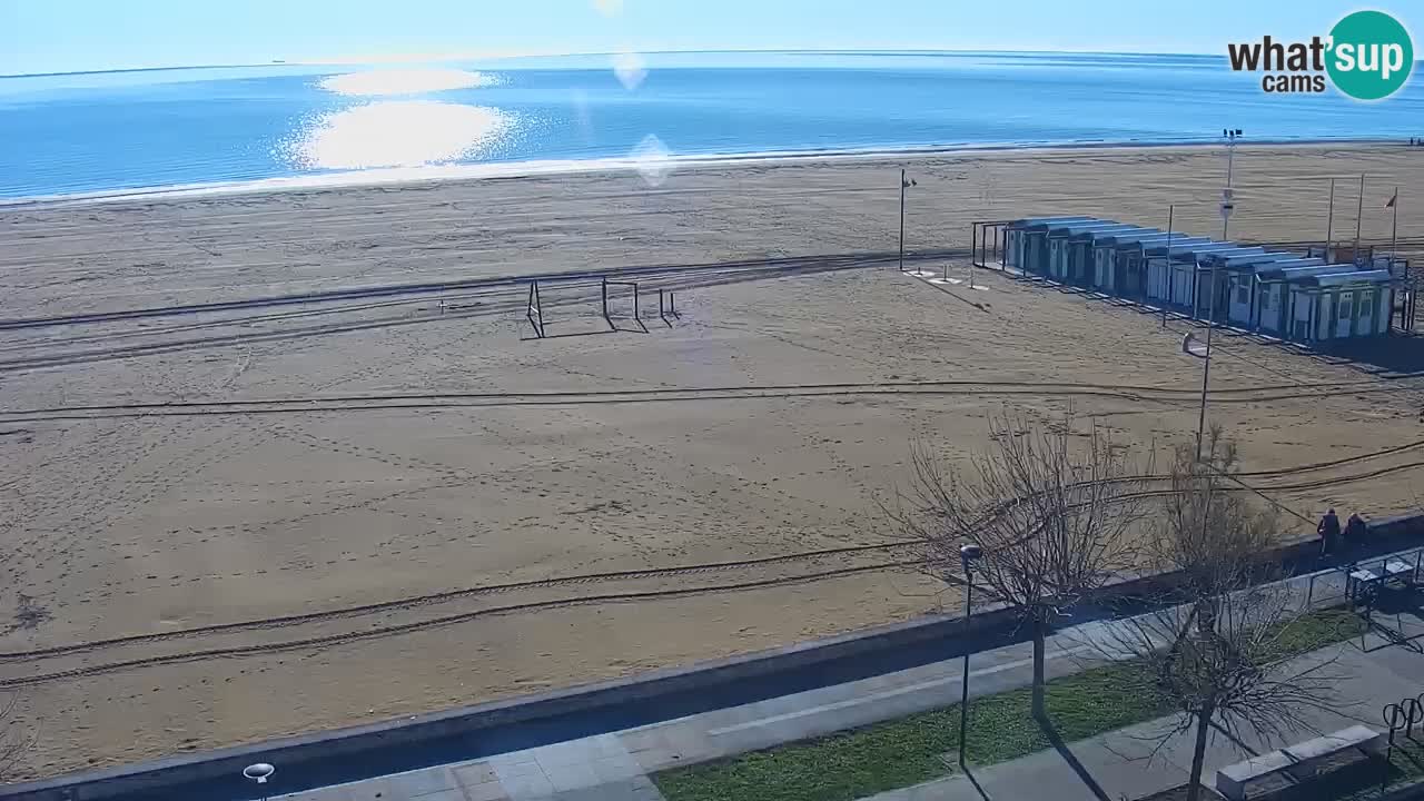 Webcam en vivo playa Bibione – vista desde Ashanti ApartHotel