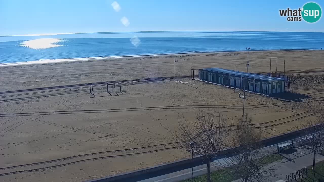 Web kamera Bibione plaža – pogled sa Ashanti ApartHotela