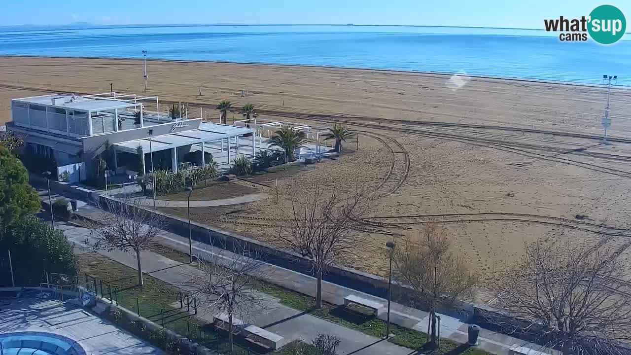 Webcam en vivo playa Bibione – vista desde Ashanti ApartHotel