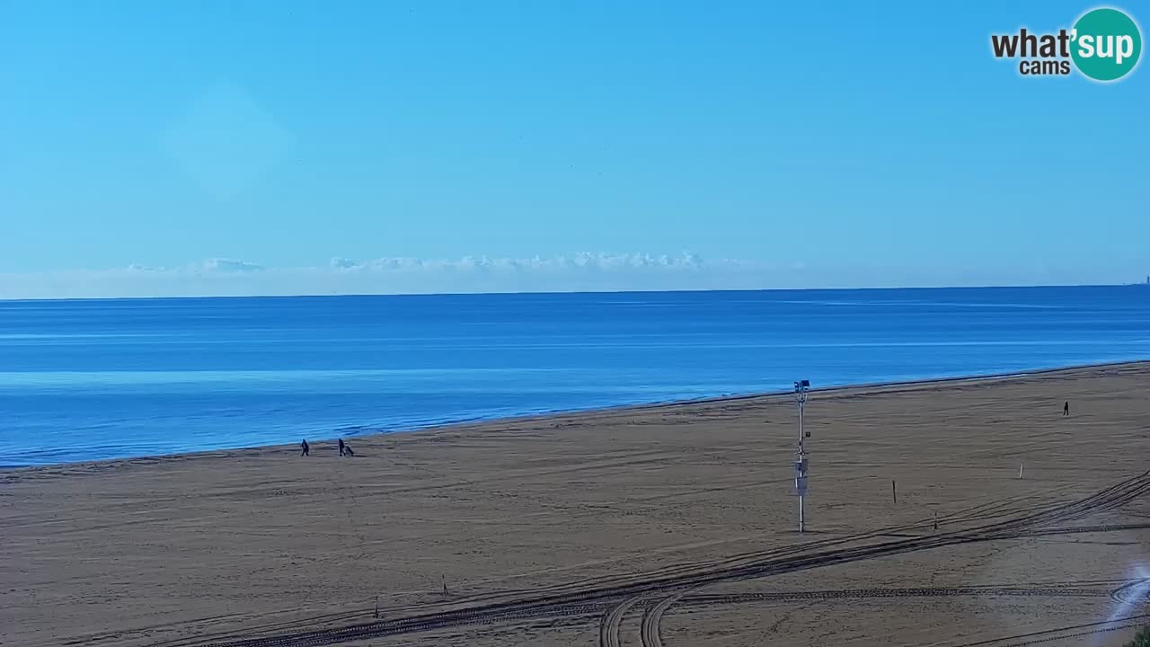 Webcam en vivo playa Bibione – vista desde Ashanti ApartHotel