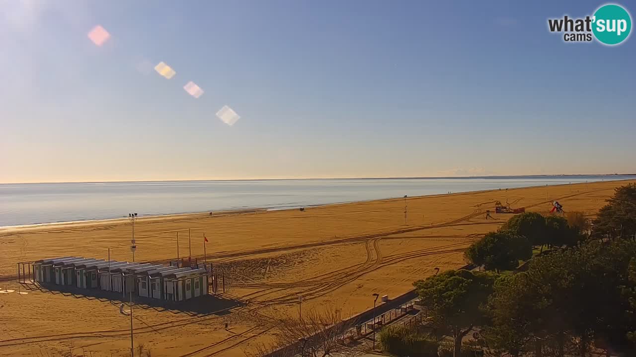 Webcam en vivo playa Bibione – vista desde Ashanti ApartHotel