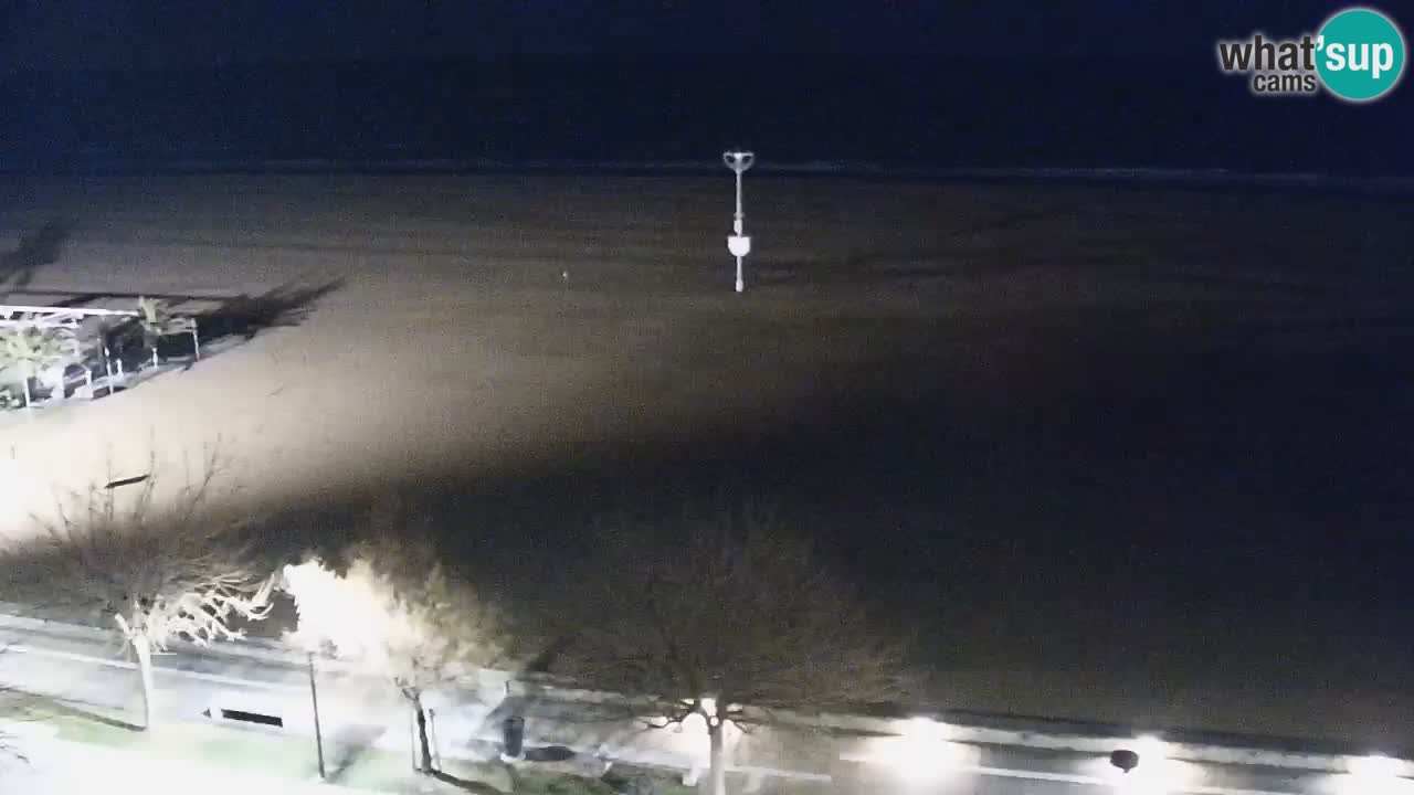 Webcam en direct plage de Bibione – vue depuis Ashanti ApartHotel