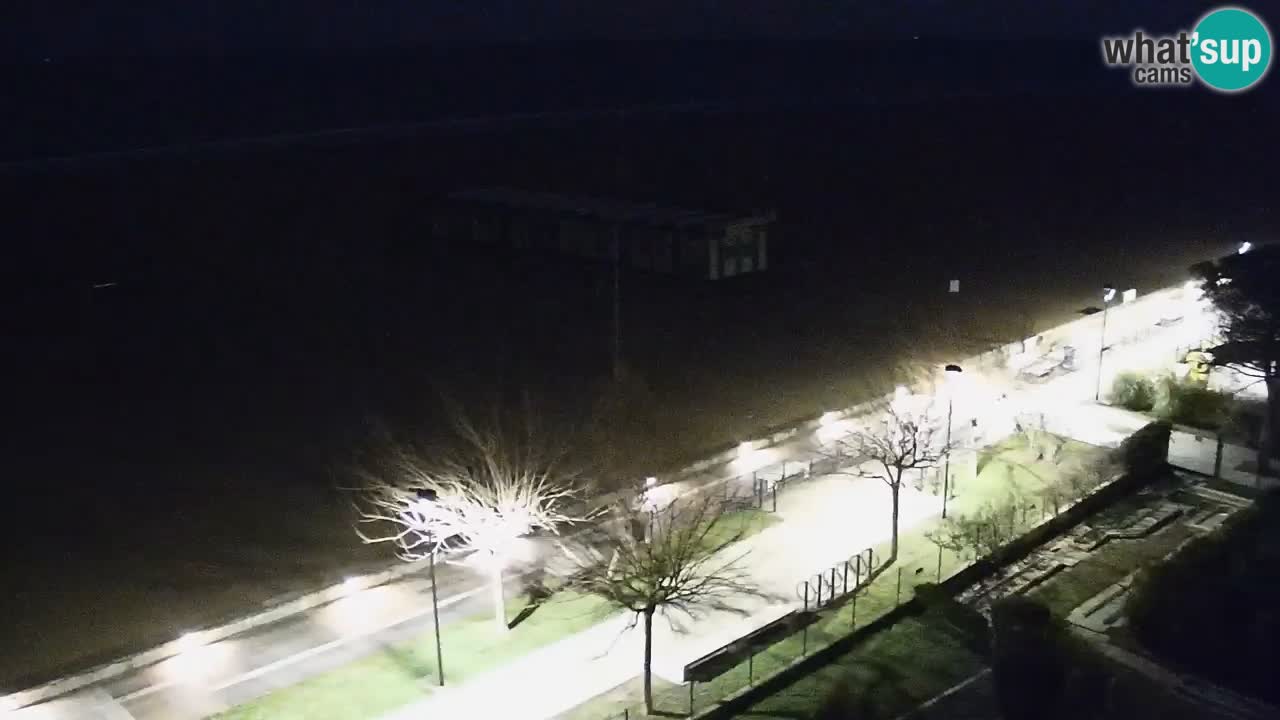 Webcam en vivo playa Bibione – vista desde Ashanti ApartHotel