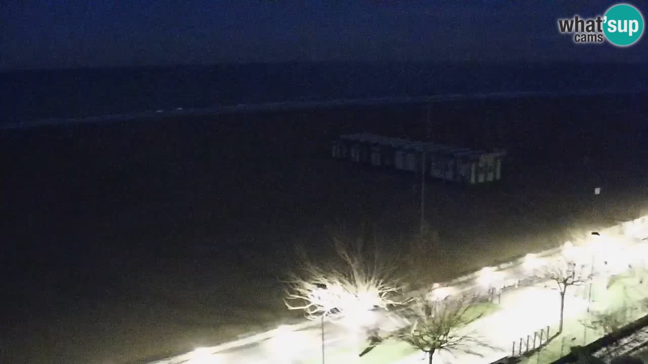 Webcam en direct plage de Bibione – vue depuis Ashanti ApartHotel