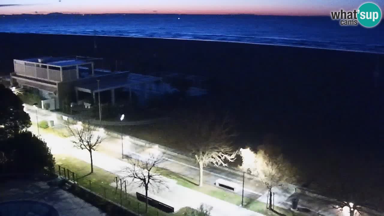 Webcam en vivo playa Bibione – vista desde Ashanti ApartHotel