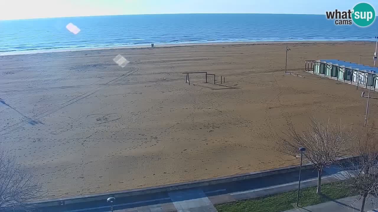 Webcam en direct plage de Bibione – vue depuis Ashanti ApartHotel