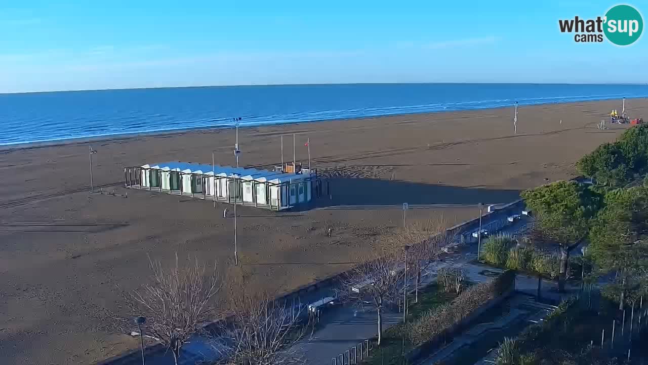 Webcam en vivo playa Bibione – vista desde Ashanti ApartHotel