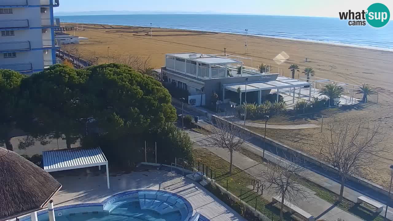 Live Webcam Bibione beach – view from Ashanti ApartHotel