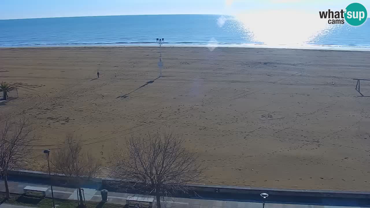 Webcam en direct plage de Bibione – vue depuis Ashanti ApartHotel