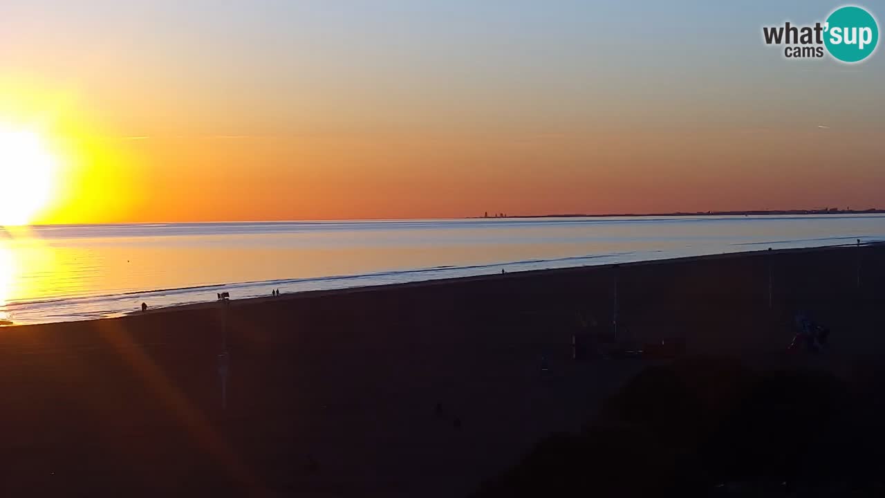 Web kamera Bibione plaža – pogled sa Ashanti ApartHotela