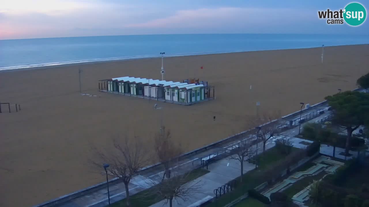 Web kamera Bibione plaža – pogled sa Ashanti ApartHotela