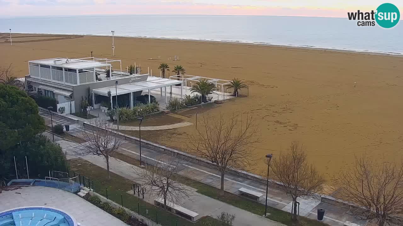 Webcam en vivo playa Bibione – vista desde Ashanti ApartHotel