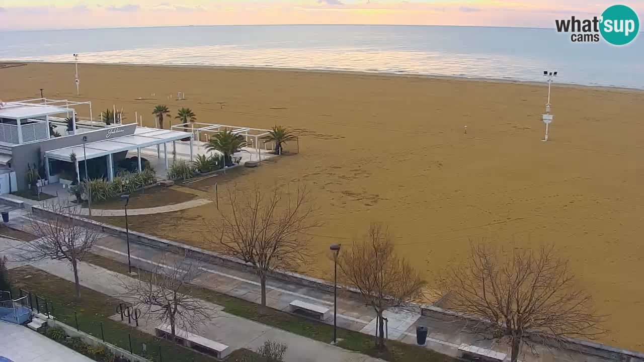 Web kamera Bibione plaža – pogled sa Ashanti ApartHotela