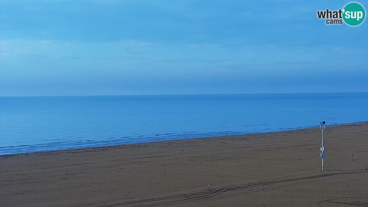 Spletna kamera Bibione plaža – pogled iz Ashanti ApartHotela