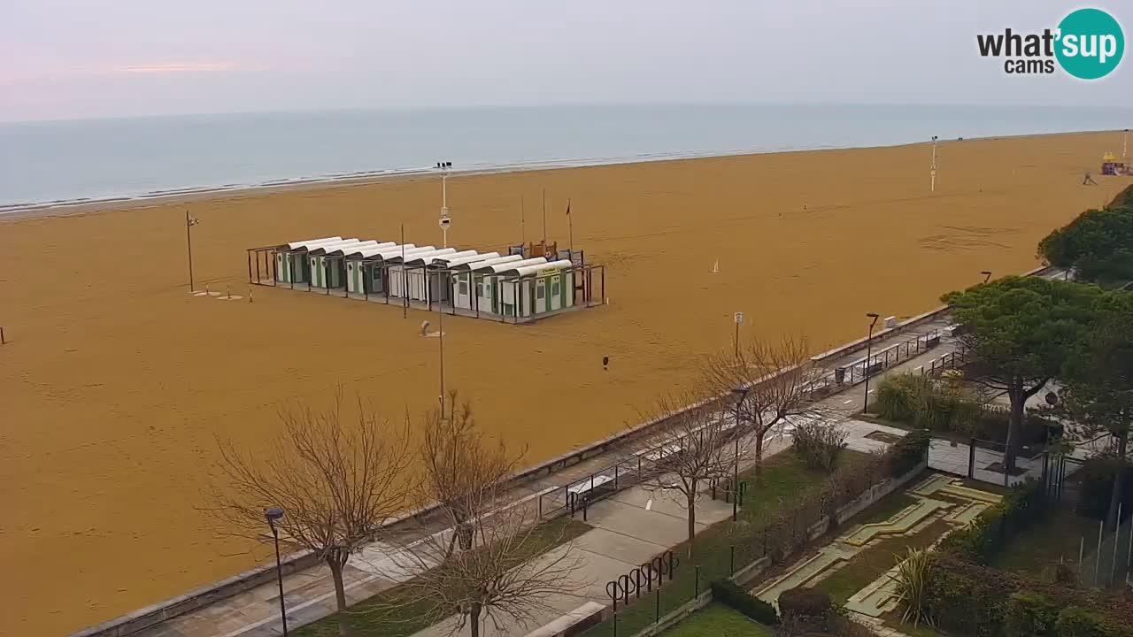 Web kamera Bibione plaža – pogled sa Ashanti ApartHotela