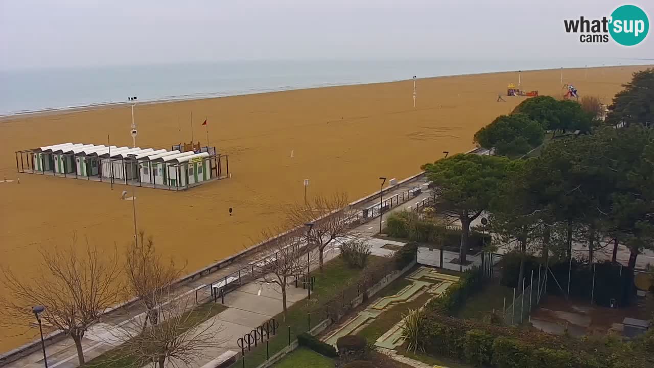 Webcam en vivo playa Bibione – vista desde Ashanti ApartHotel