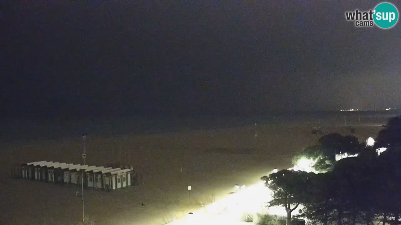 Webcam en vivo playa Bibione – vista desde Ashanti ApartHotel