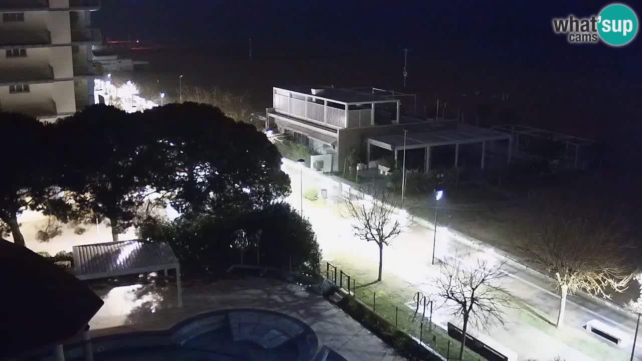 Webcam en vivo playa Bibione – vista desde Ashanti ApartHotel