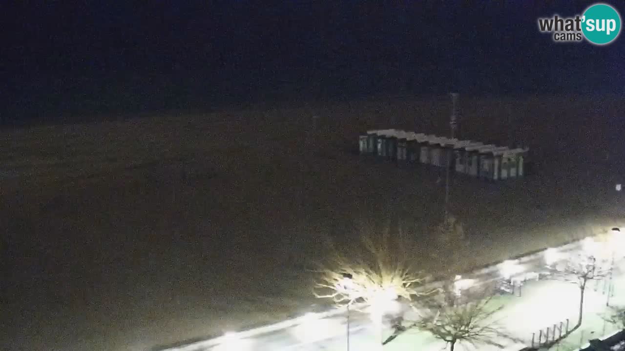 Webcam en direct plage de Bibione – vue depuis Ashanti ApartHotel