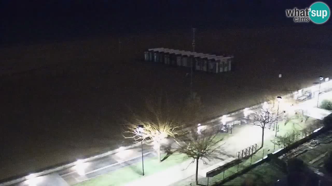 Webcam en vivo playa Bibione – vista desde Ashanti ApartHotel