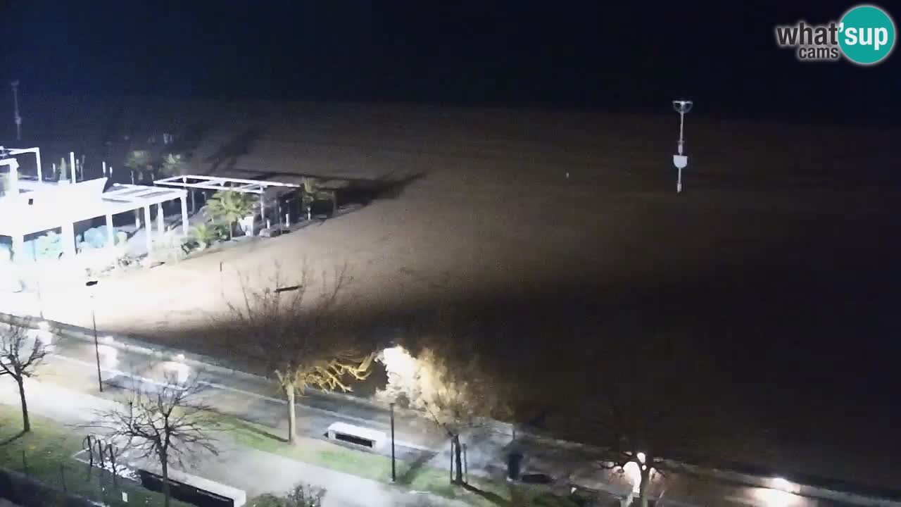 Webcam en direct plage de Bibione – vue depuis Ashanti ApartHotel