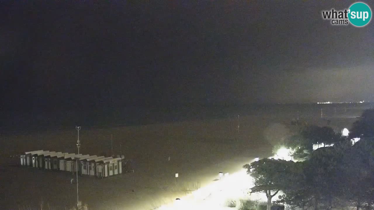 Webcam en direct plage de Bibione – vue depuis Ashanti ApartHotel