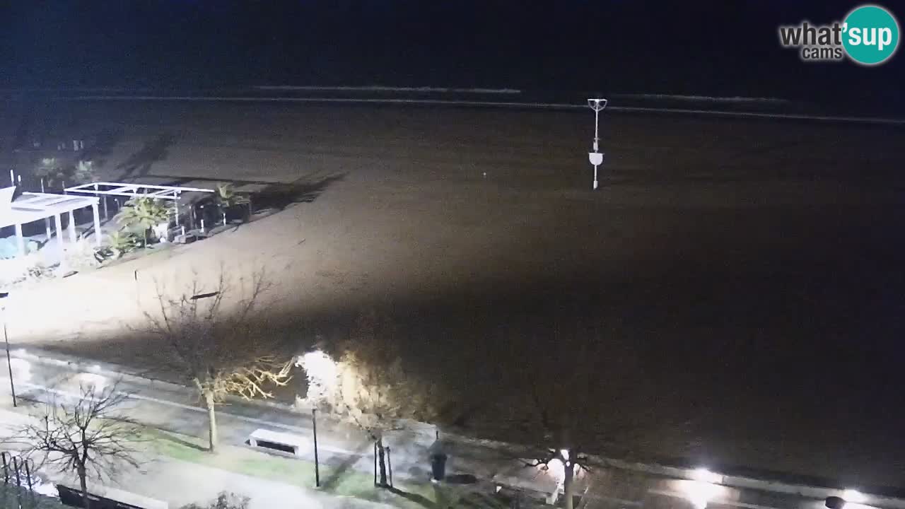 Webcam en direct plage de Bibione – vue depuis Ashanti ApartHotel