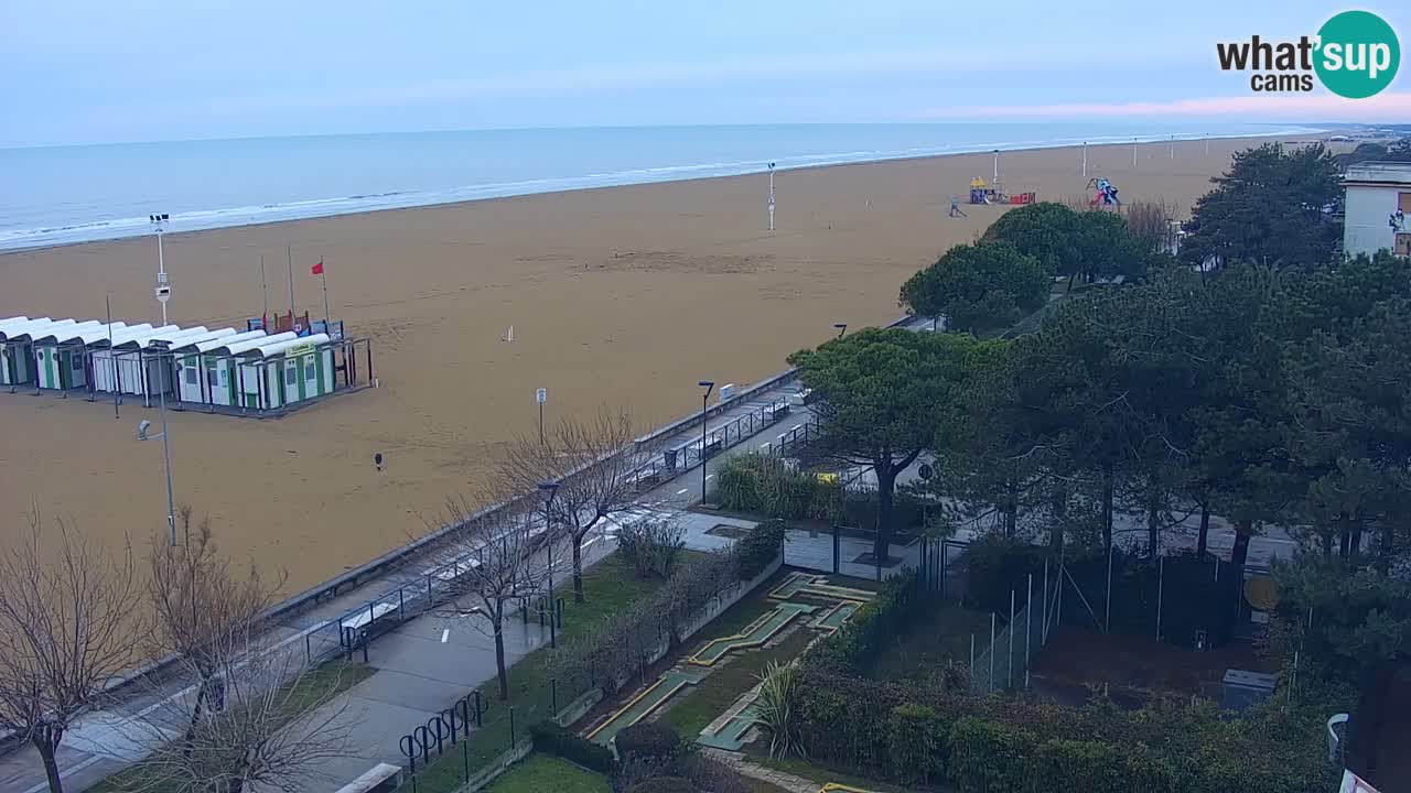 Webcam en direct plage de Bibione – vue depuis Ashanti ApartHotel