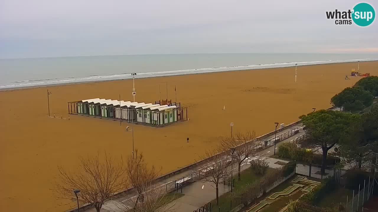 Webcam en direct plage de Bibione – vue depuis Ashanti ApartHotel