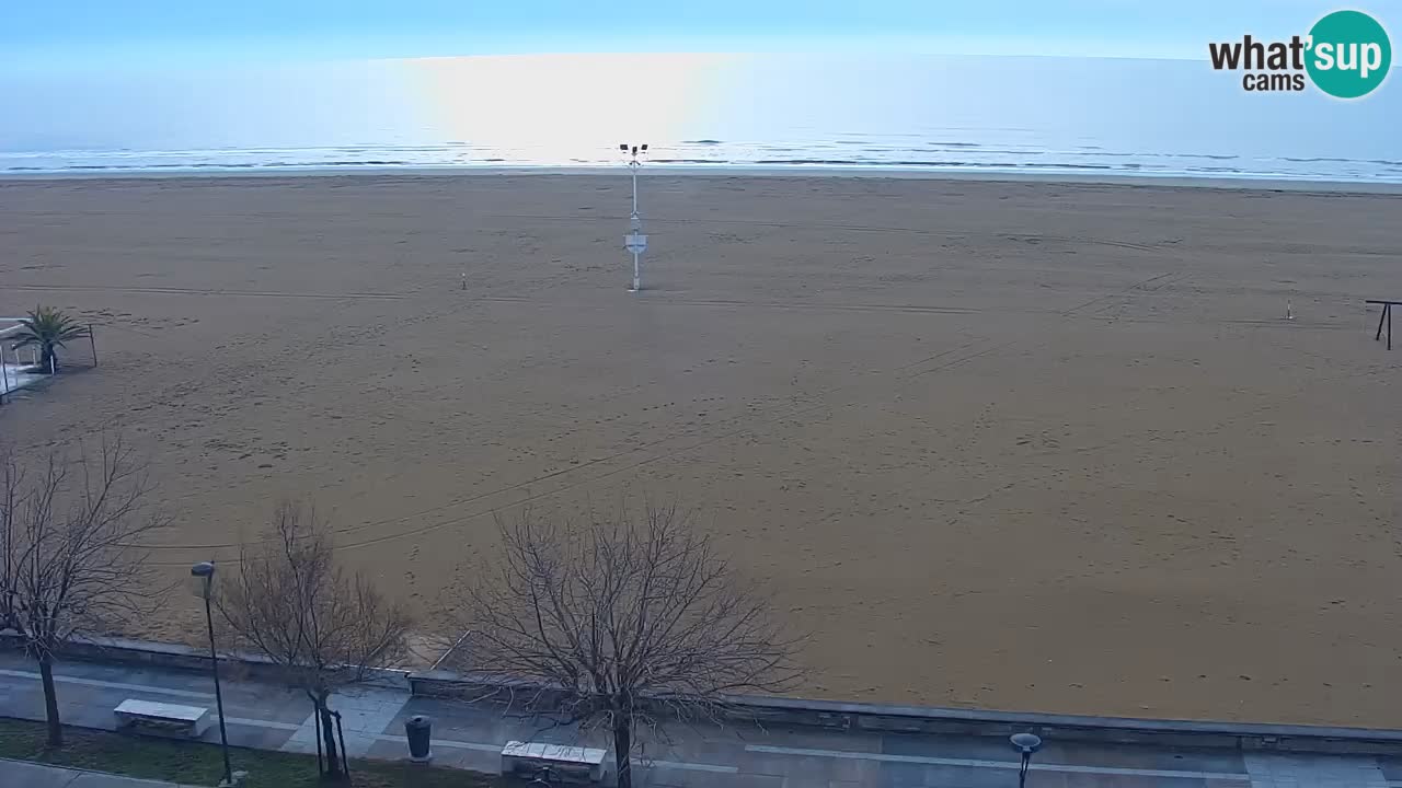 Webcam en direct plage de Bibione – vue depuis Ashanti ApartHotel