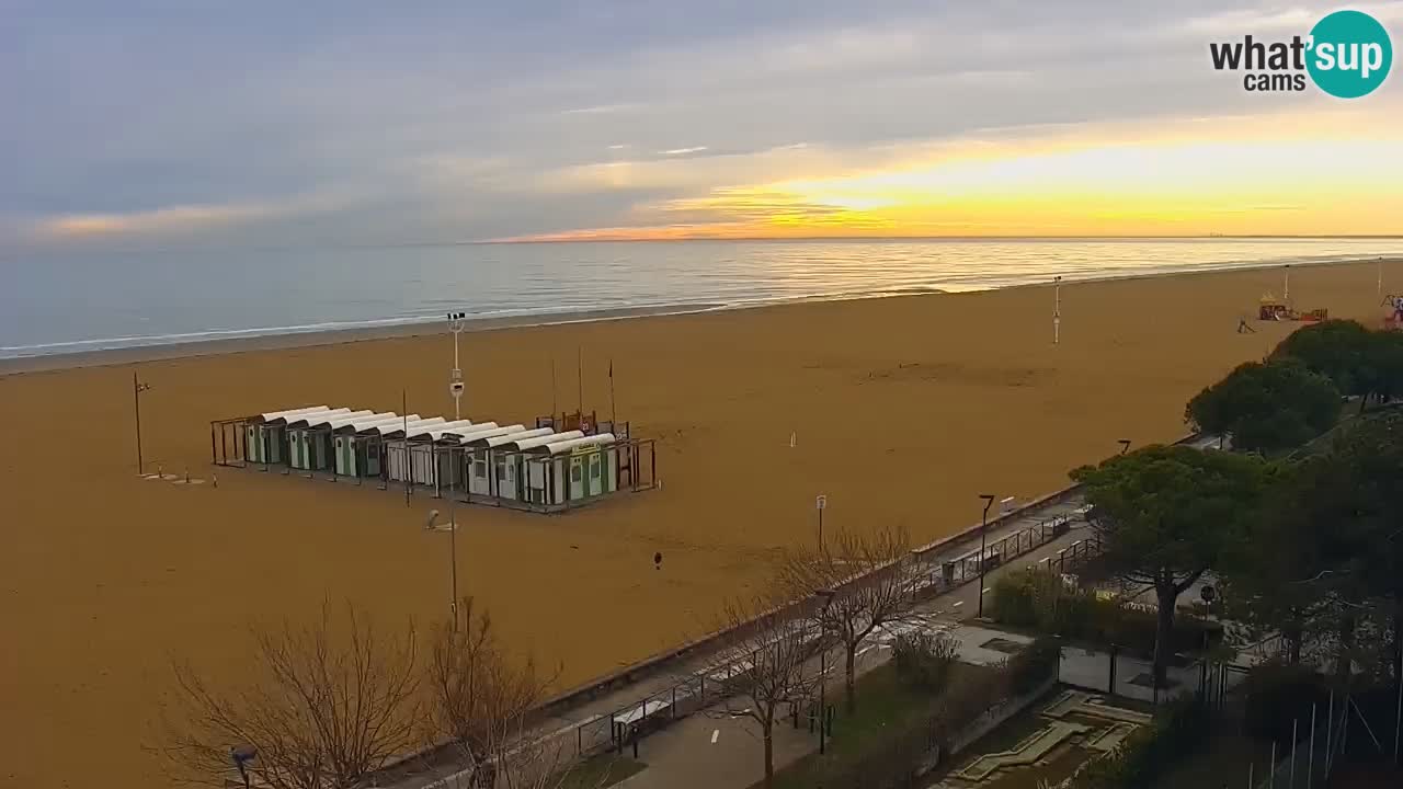 Webcam en vivo playa Bibione – vista desde Ashanti ApartHotel