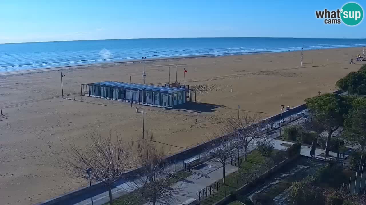 Webcam en direct plage de Bibione – vue depuis Ashanti ApartHotel