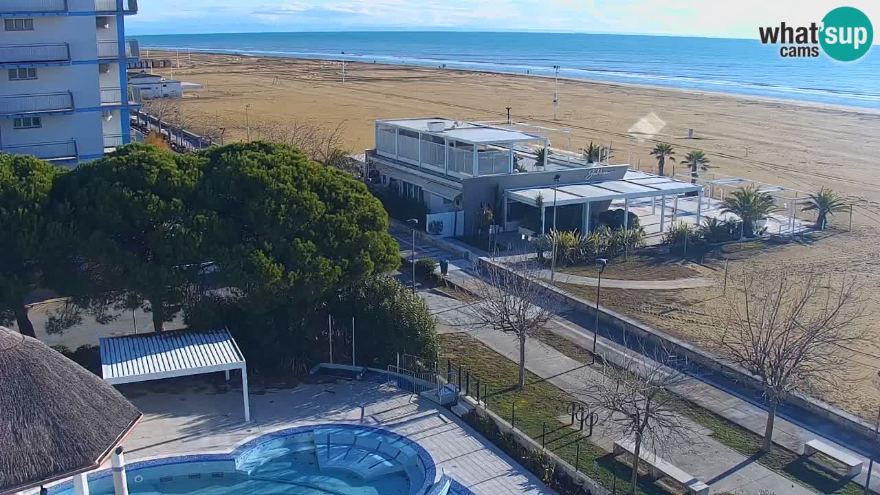 Live Webcam Bibione spiaggia – vista dall’Ashanti ApartHotel