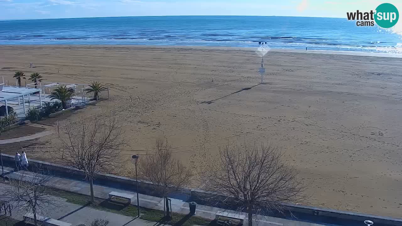 Webcam en direct plage de Bibione – vue depuis Ashanti ApartHotel