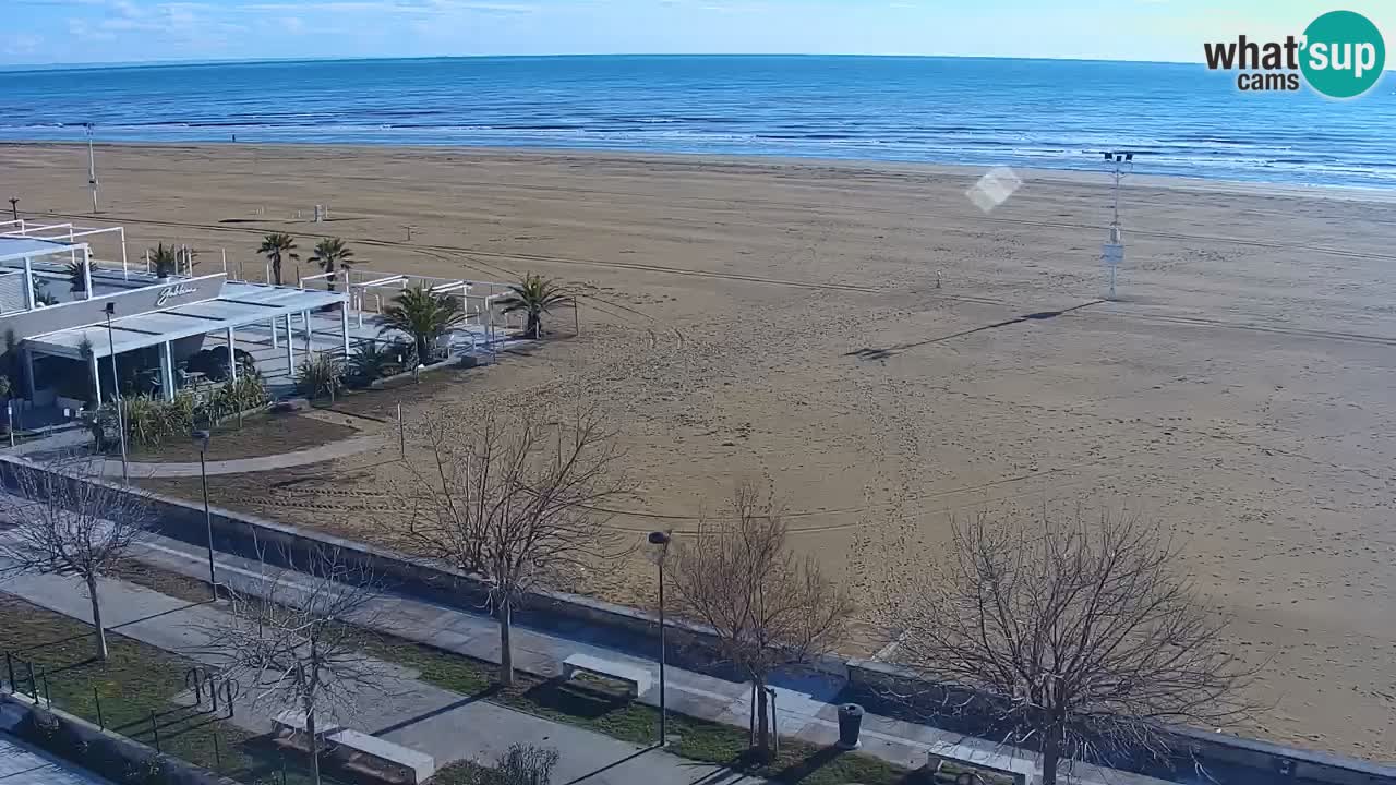 Webcam en direct plage de Bibione – vue depuis Ashanti ApartHotel