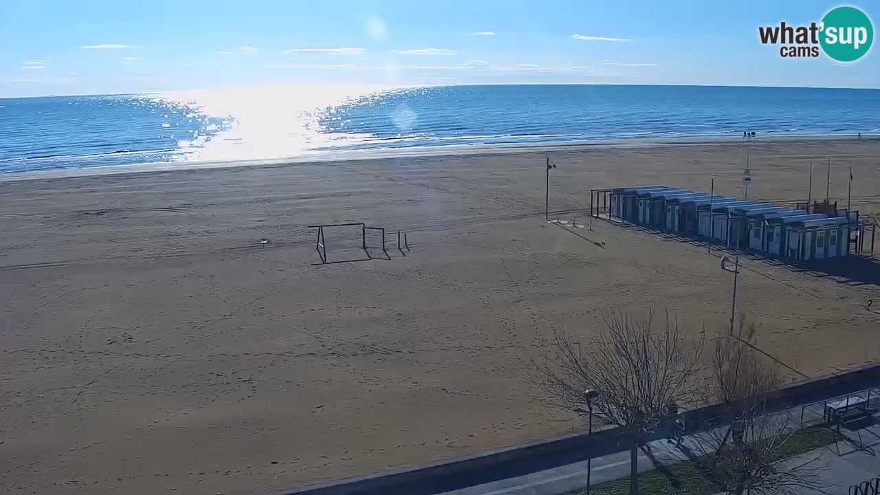 Webcam en vivo playa Bibione – vista desde Ashanti ApartHotel