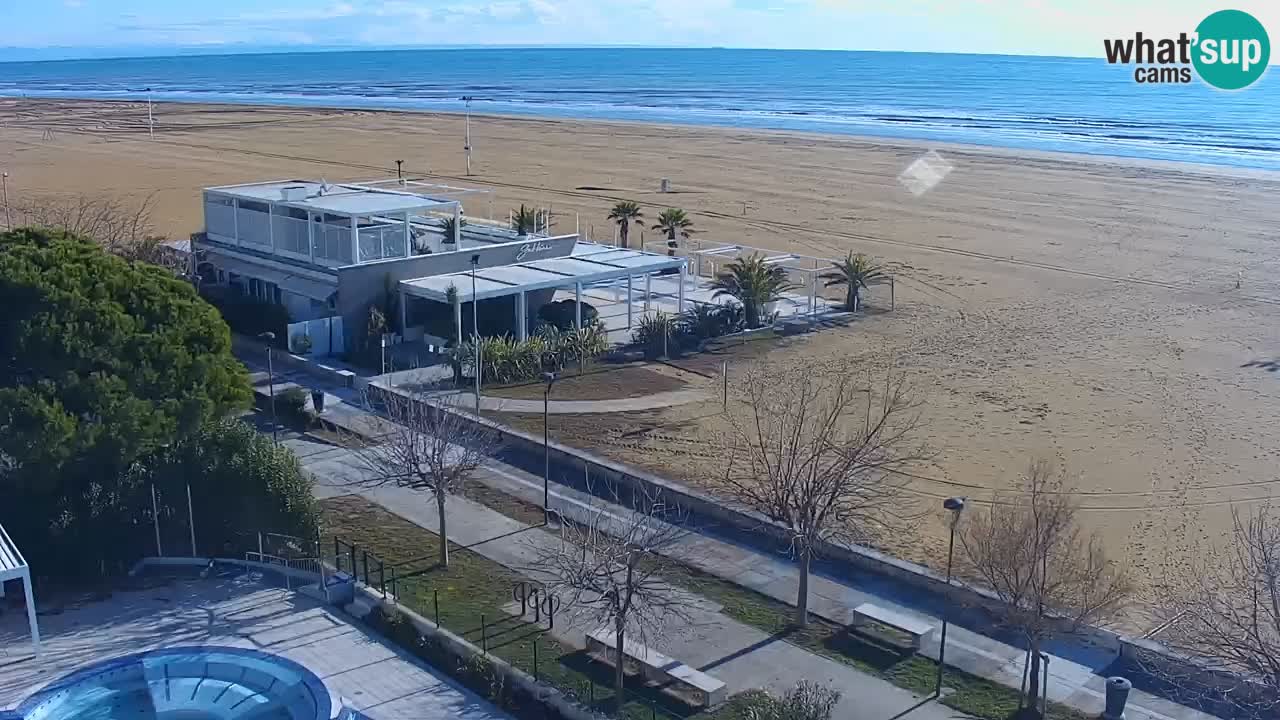 Live Webcam Bibione spiaggia – vista dall’Ashanti ApartHotel