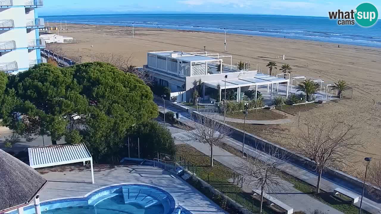 Live Webcam Bibione spiaggia – vista dall’Ashanti ApartHotel