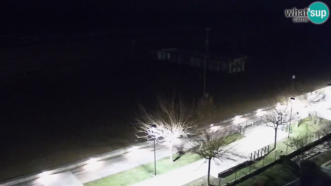 Webcam en direct plage de Bibione – vue depuis Ashanti ApartHotel