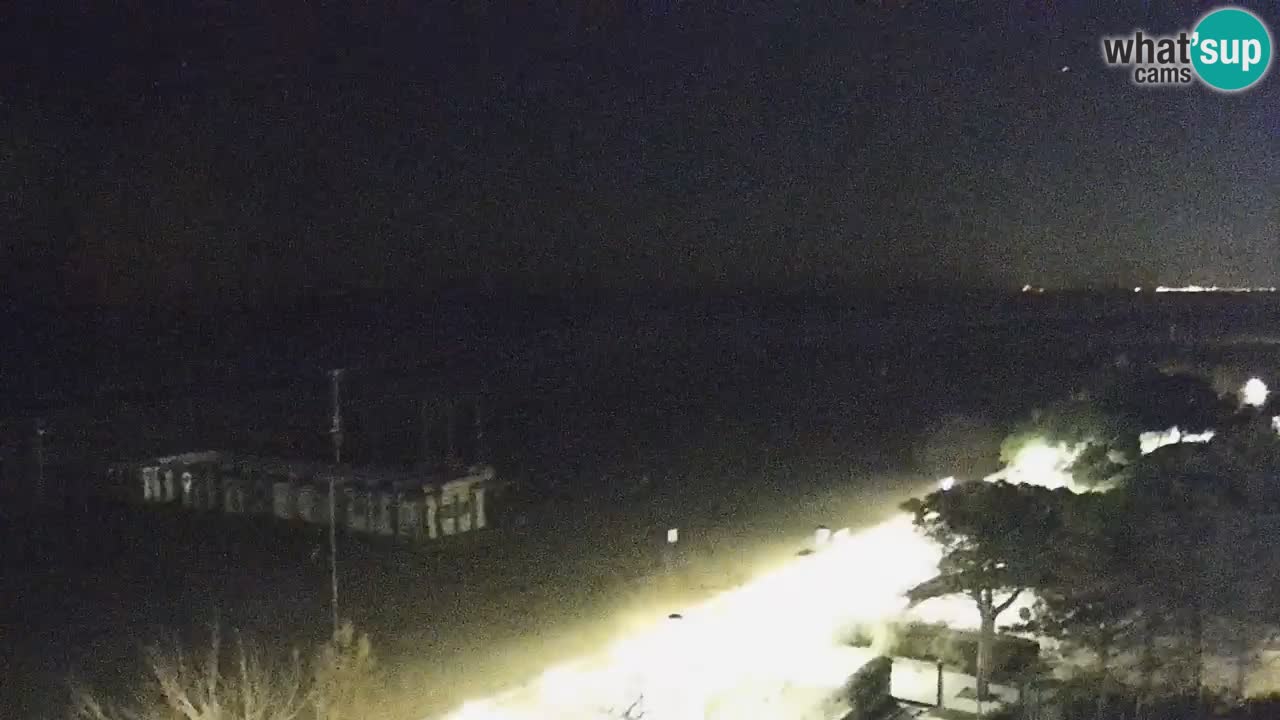 Webcam en direct plage de Bibione – vue depuis Ashanti ApartHotel