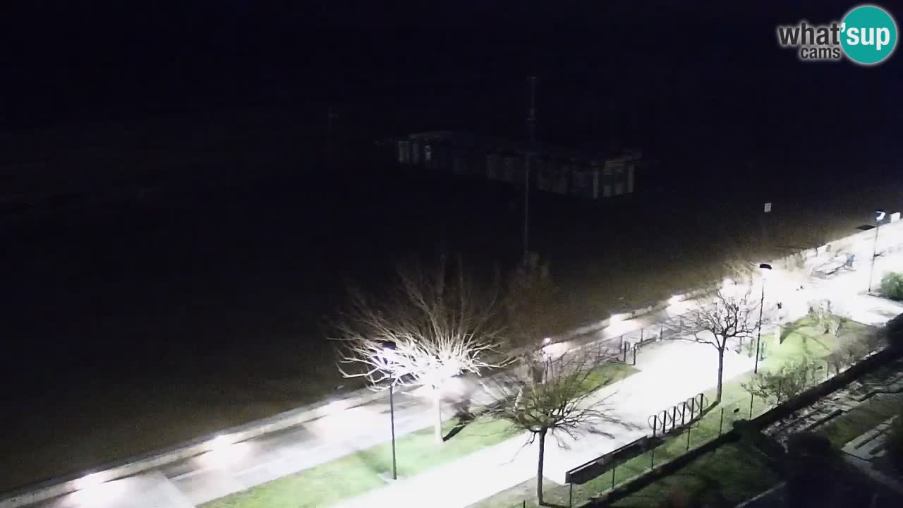 Webcam en direct plage de Bibione – vue depuis Ashanti ApartHotel