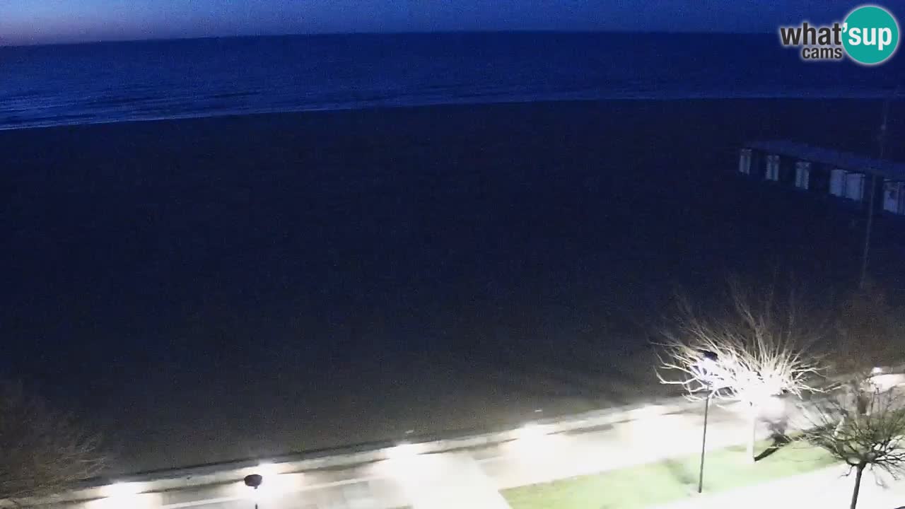 Webcam en direct plage de Bibione – vue depuis Ashanti ApartHotel