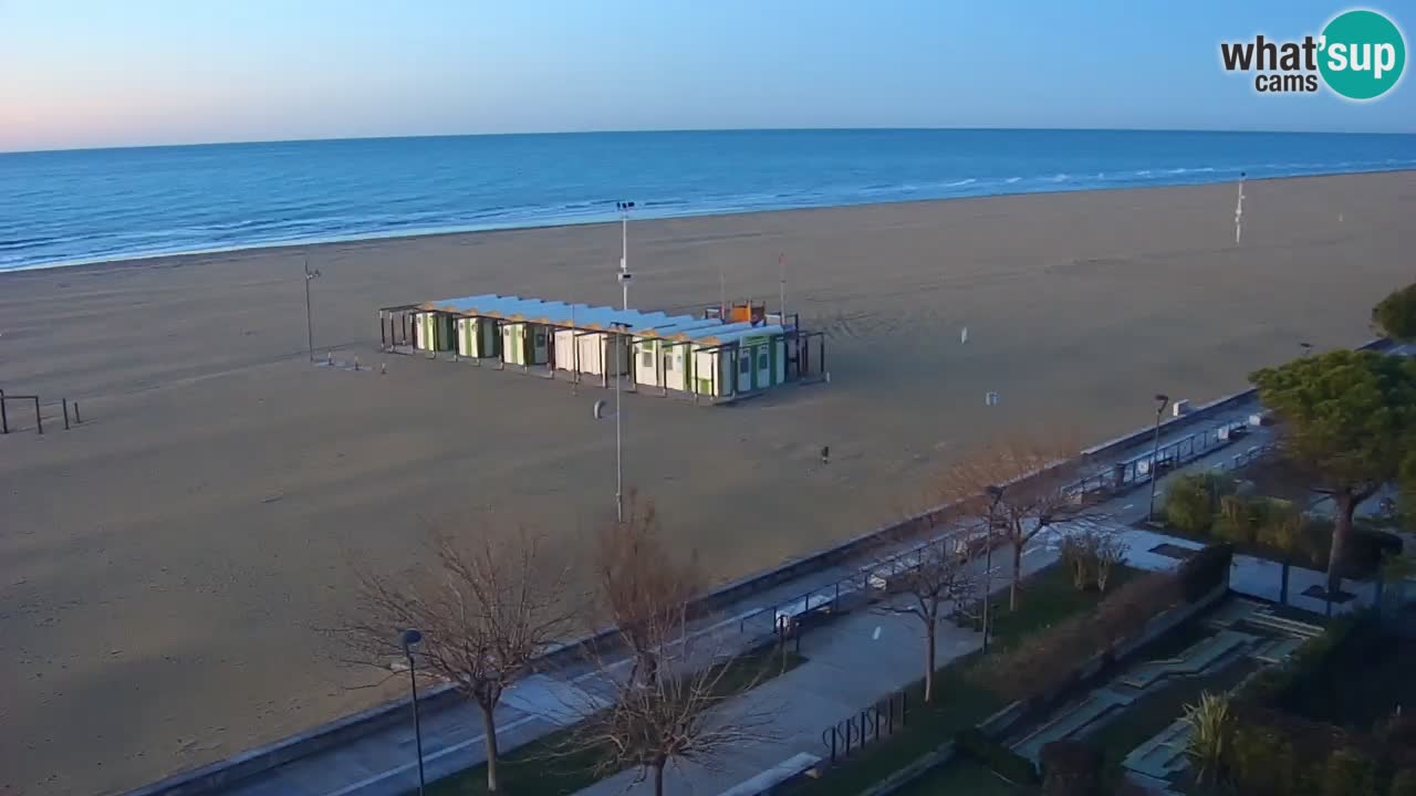 Webcam en direct plage de Bibione – vue depuis Ashanti ApartHotel