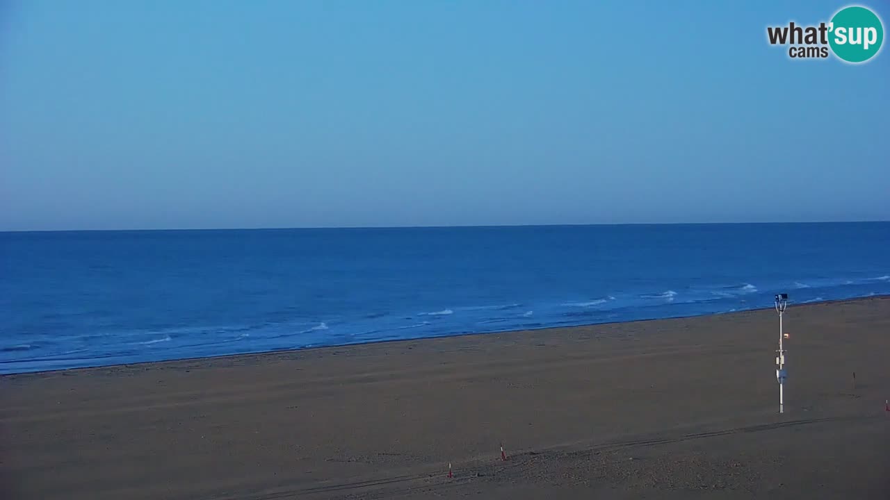 Webcam en vivo playa Bibione – vista desde Ashanti ApartHotel